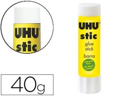Pegamento adhesivo en barra UHU 40g.